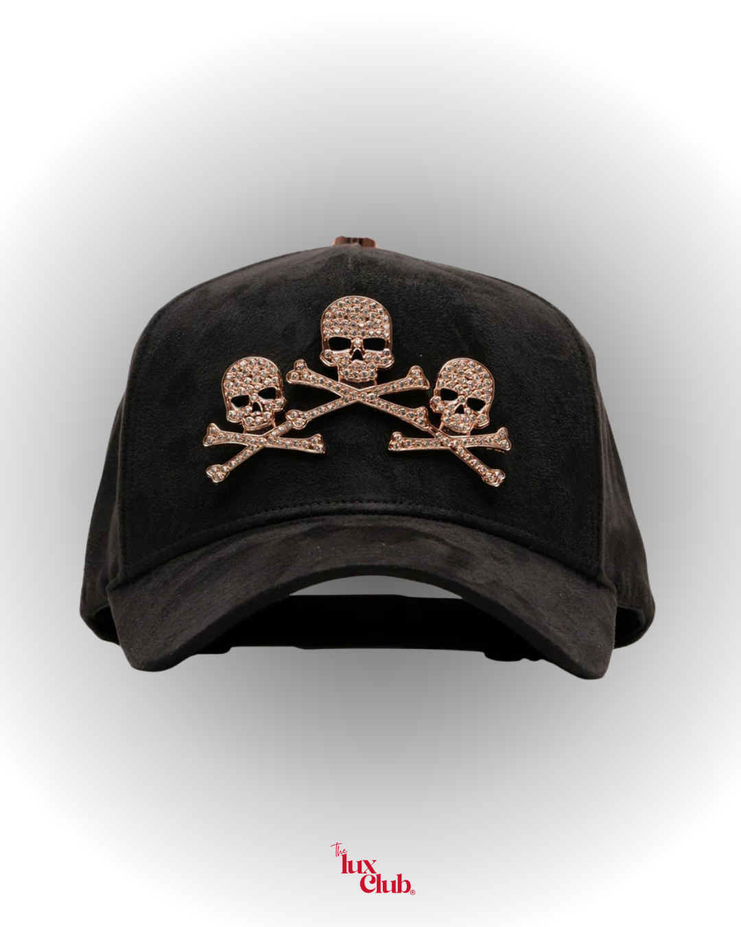 GORRA EL BARBAS HATS “ROSE GOLD SKULLS”